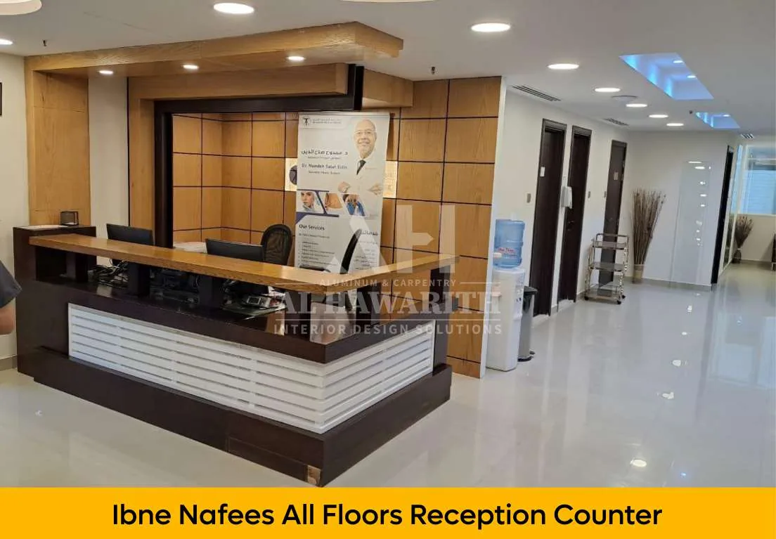 Reception / Counter Works — Commercial · Interior Works